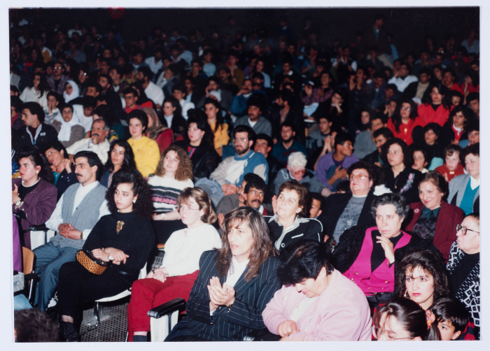 The first music festival for the Palestinian musician Reem Kelani in 1993