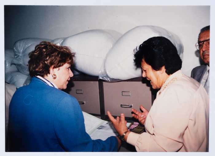 زيارة السيدة انتصار الوزير 