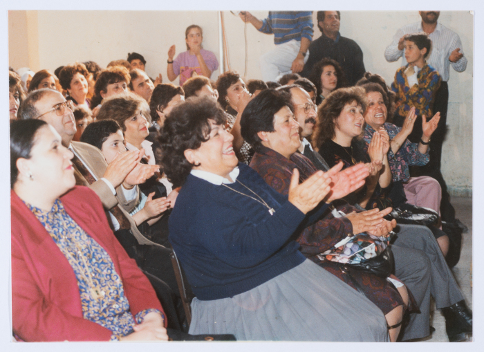 The first music festival for the Palestinian musician Reem Kelani in 1993