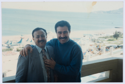Marwan al-Barghuthy and Hussam Khader in Greece