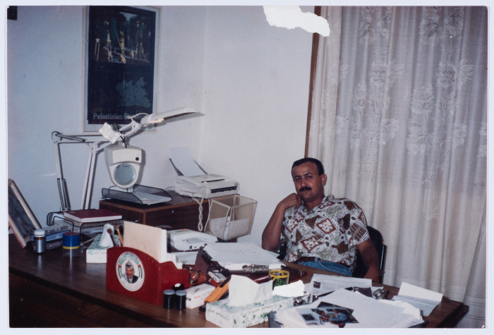 Marwan al-Barghuthy at Fateh Deputies Office in the Legislative Council