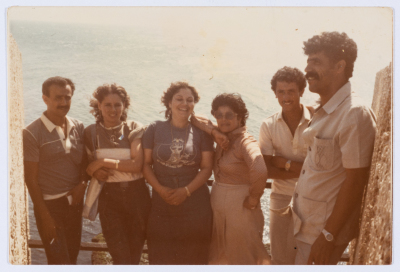 A photo of Marwan al-Barghuthy with his relatives