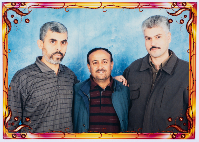 Marwan al-Barghuthy, Yahia Sinwar and Abbas al-Sayed in Hadarim Prison