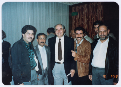 Marwan al-Barghuthy with Faisal Husseini