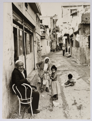The Alleys of Shatila Refugee Camp in Lebanon