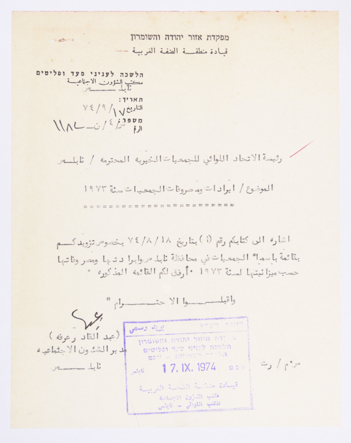 رسالة من الشؤون الاجتماعية