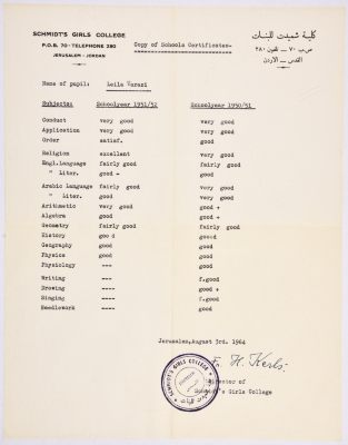 A copy of Laila Terzi