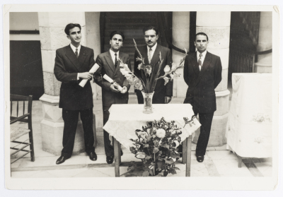 A Postcard Issued by Saman Sahar Photo Studio