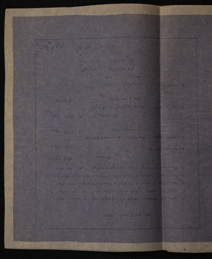 A Sketch of a Construction Plan for Muhammad al-Hajj ʾibrahim ʾismaʿil Issued by the Municipality of Tulkarm