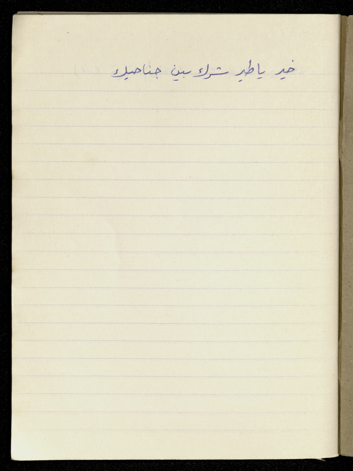 مَثلٌ شعبيّ جَمَعَه  نبيل علقم
