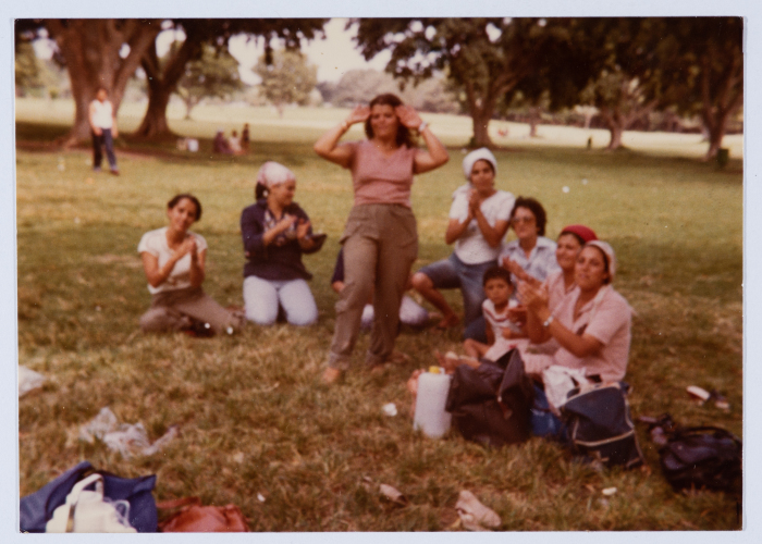 The staff of Birzeit Women Charitable Society on a trip