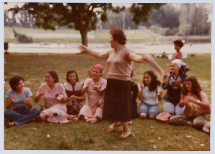 The staff of Birzeit Women Charitable Society on a trip