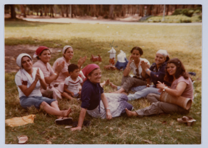 The staff of Birzeit Women Charitable Society on a trip