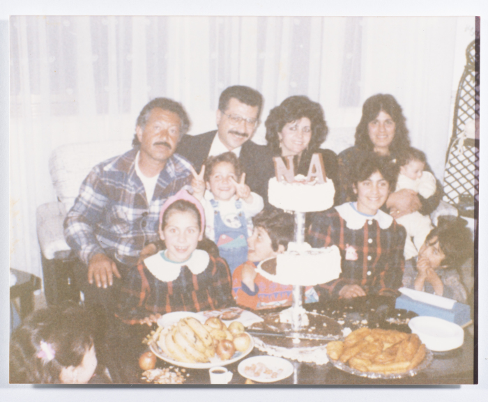 Ahmad al-Maslamany with his wife Nofoth al-Maslamany on their 2ed anniversary