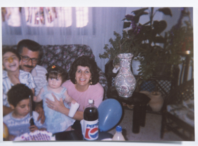 A family photograph from the archive of Ahmad al-Maslamany