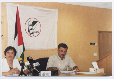 Ahmad al-Maslamany during the General Conference of Health Work Committees