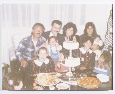 Ahmad al-Maslamany with his wife Nofoth al-Maslamany on their 2ed anniversary