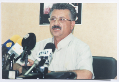 Ahmad al-Maslamany during the General Conference of Health Work Committees