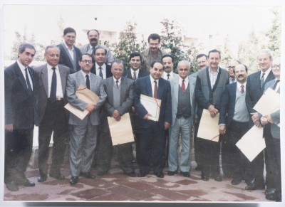A Photograph of Ahmad al-Maslamany at a Training Workshop on General Health