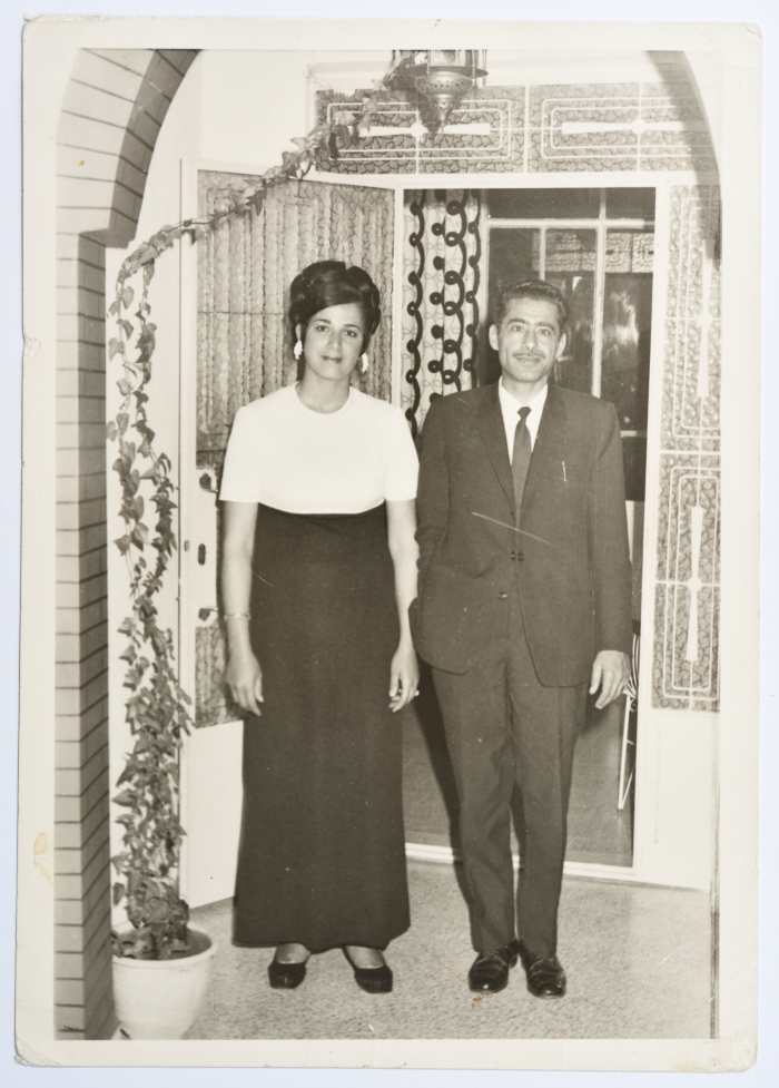 Muntaha Jarrár and her Husband Hamid al-Budairi