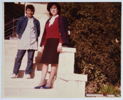 Mrs Muntaha Jarrár at al-Bireh Girls School
