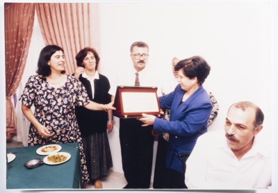 احتفال تخرج أحمد مسلماني من برنامج الماجستير في الصحة العامة من جامعة بيرزيت