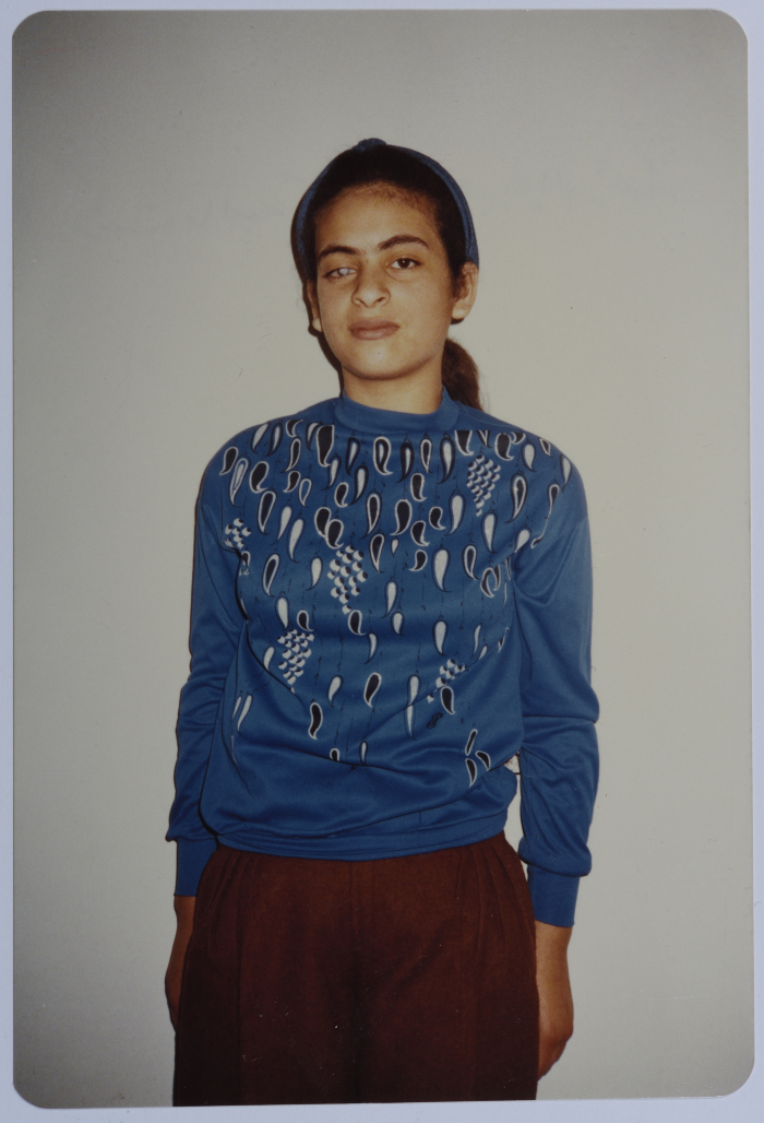 One of the Females wounded from Burj Al Barajneh Refugee Camp  During the Israeli Invasion on Lebanon 