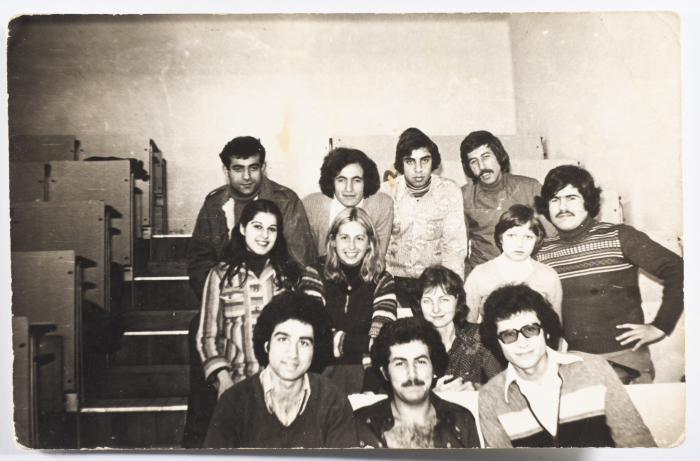 أحمد المسلماني خلال فترة الدراسة في رومانيا 