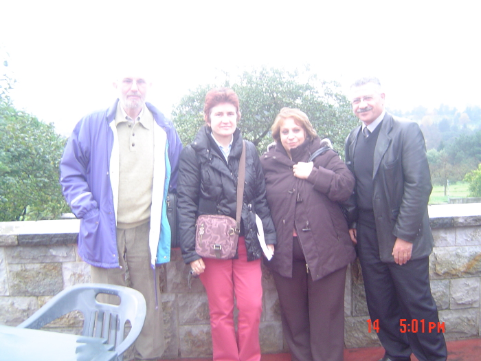 Ahmad al-Maslamany with friends