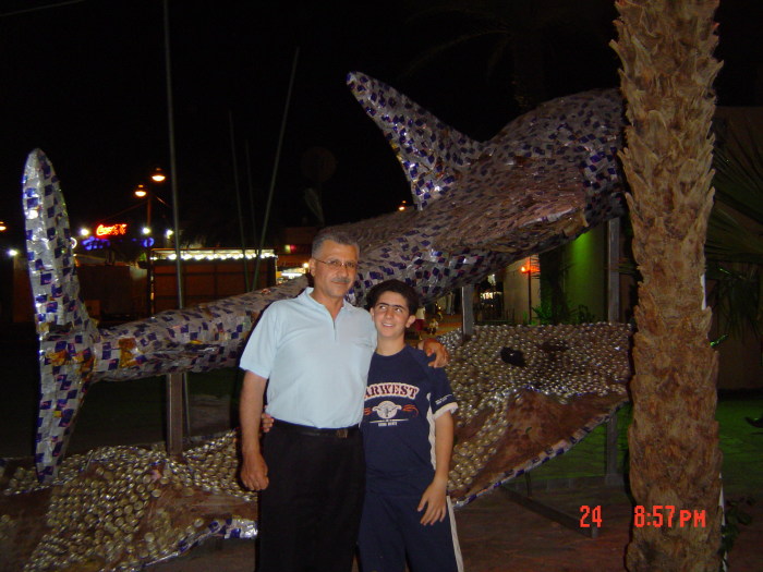 Ahmad al-Maslamany on a trip