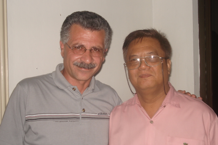 Ahmad al-Maslamany on a trip to the Philippines