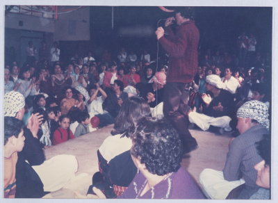 A demonstration led by the Movement of Democratic Women