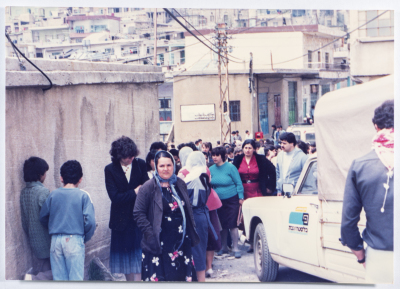 A demonstration led by the Movement of Democratic Women
