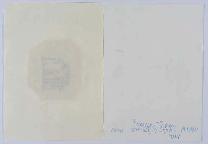 A postcard issued by Qalandia Camp Women Handicraft Cooperative Society