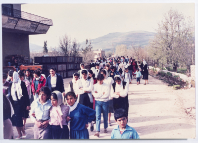 A demonstration led by the Movement of Democratic Women