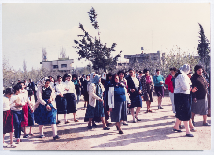 A demonstration led by the Movement of Democratic Women