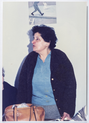 A portrait of a woman