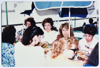 Muntah Jarar Representing al-Bireh Women's Arab Union Society in Sharjah to Talk About the First Intifada