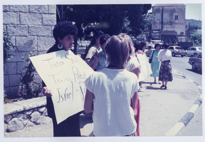A demonstration in Tel Aviv in 1989