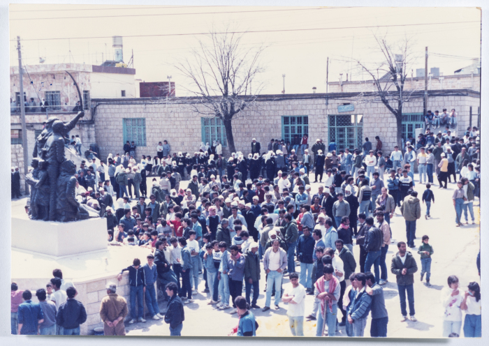 مظاهرة رفض قبول الهويه الاسرائيليه