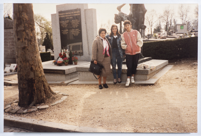 Odet Nimer on a visit to the Soviet Union