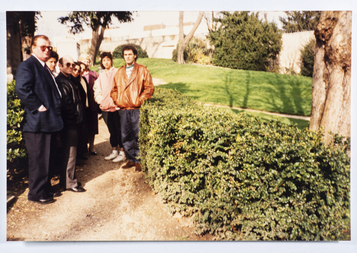 Odet Nimer with others on a visit to the Soviet Union
