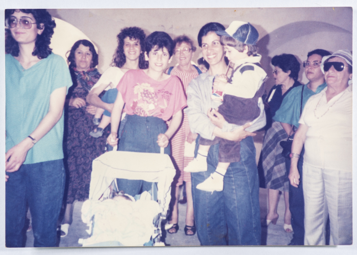 A meeting between women from al-Ramla and women from Shafa Amro in 1983