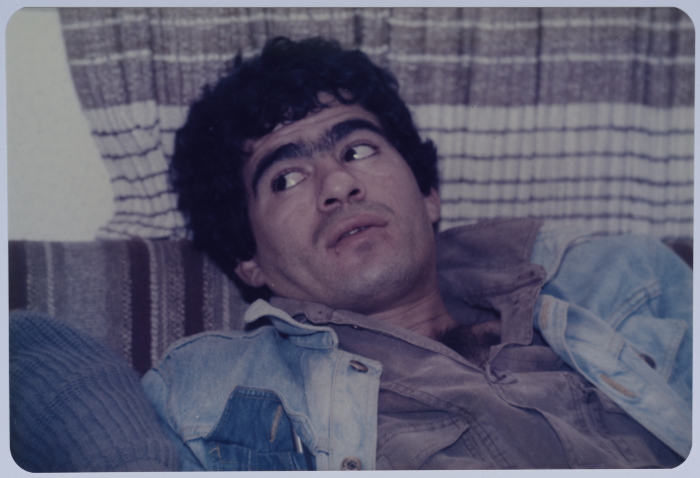 طلال عباد أحد الجرحى من مخيم شاتيلا للاجئين في أعقاب الاجتياح الاسرائيلي للبنان