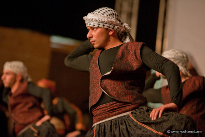 A Glimpse of El-Funoun Troupe's Performance at the Palestine International Festival in 2012