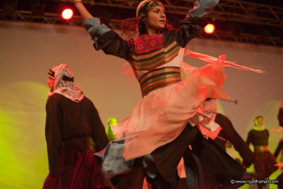 A Glimpse of El-Funoun Troupe's Performance at the Palestine International Festival in 2012