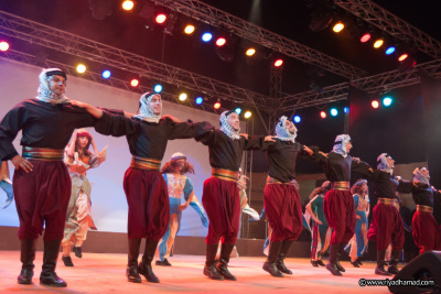 A Glimpse of El-Funoun Troupe's Performance at the Palestine International Festival in 2012