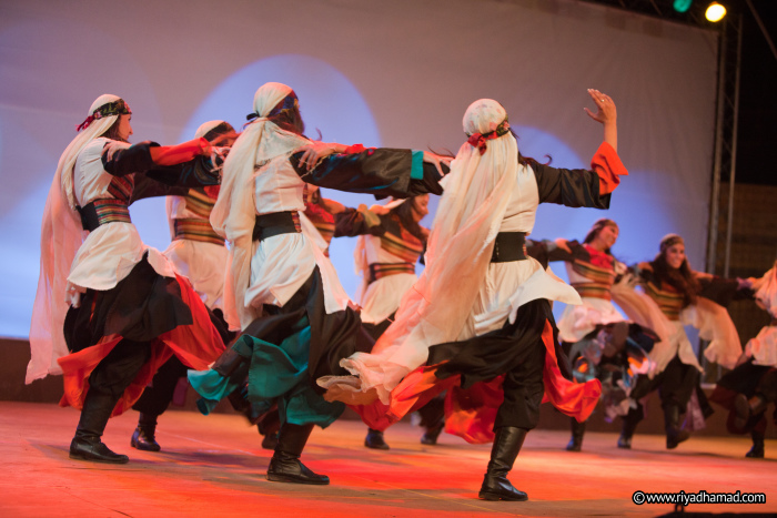 A Glimpse of El-Funoun Troupe's Performance at the Palestine International Festival in 2012