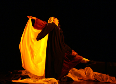 لمحة من العرض الراقص 