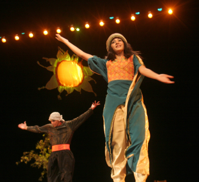 لمحة من العرض الراقص 